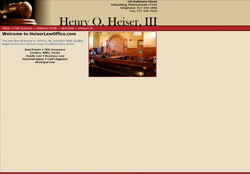 Screenshot for HeiserLawOffice.com